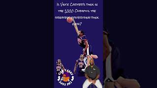 Is Vince Carter’s dunk in the 2000 Olympics the greatest posterizing dunk ever olympicbasketball [upl. by Douville]