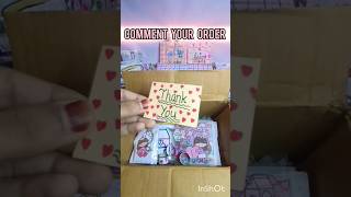 asmr packing fake order 🎁 comment your order unboxing packingorder packingbarang blindbagshorts [upl. by Atinej]