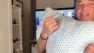 Memory Foam Bamboo Cooling Pillow Review amp Unboxing 4K [upl. by Ibrek]