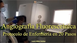 Angiografía Fluoresceínica Protocolo de Enfermería en 20 Pasos [upl. by Ancelin]