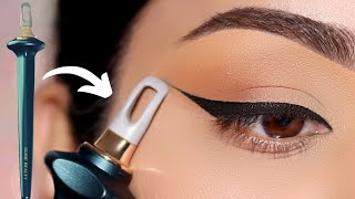 Eyeliner for SHAKY Hands this tool gives crisp lines [upl. by Lammond]