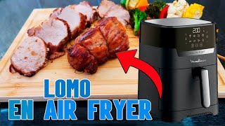 AIR FRYER LOMO DE CERDO freidora de aire MODO GRILL como usar para carne LA CHEF [upl. by Evilo]