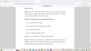 Course History of English Literature Class 6 Question and Answer session [upl. by Hawken]