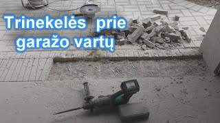 Mano šeštadienis Trinkelių privedimas prie garažo vartų [upl. by Daberath137]