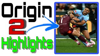 State Of Origin Highlights  2024 Game 2 [upl. by Siuqcram]