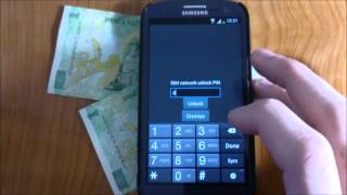 How to unlock Samsung Galaxy S3 i9300 by code [upl. by Furtek]