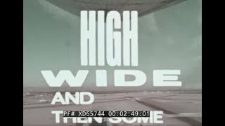 “HIGH WIDE AND THEN SOME” 1970s ALLEGHENY AIRLINES PROMO FILM MCDONNELL DOUGLAS DC9 XD65744 [upl. by Refynnej]