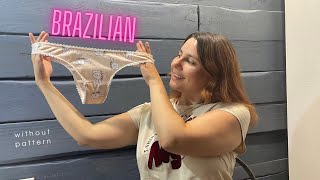 HOW TO SEW BRAZILIAN PANTIES [upl. by Tavis]