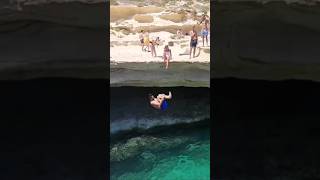 🔥WATCH Craziest Cliff Jump Ever Seen [upl. by Nilac]