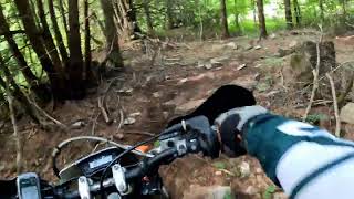 Relentless and AssKicker Single Track trails in Simcoe County [upl. by Yt57]