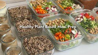 Healthy Organic Meal Prep Salads Lentil Bolognese Chocolate Protein Pudding [upl. by Valdis593]