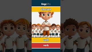 🇬🇧🇸🇪 chosen  valt  vocabulary builder  learn English  låt oss lära oss engelska [upl. by Symer]