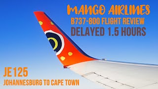 MANGO AIRLINES FLIGHT REVIEW  BUDGET AIRLINE  JOHANNESBURG TO CAPE TOWN  JNBCPT  DELAYED FLIGHT [upl. by Cherilyn679]