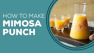 Mimosa Punch Recipe by Paula Deen  Blast from the Past [upl. by Enened]