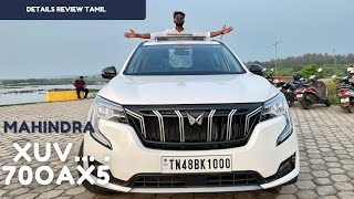 Mahindra Xuv 700 AX5 variant புதிதாய் features amp Fuel log  Details review tamil rtf carreview [upl. by Ahsenyt517]