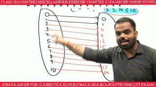 Miscellaneous Exercise Chapter 2 class 11 maths [upl. by Nerrawed]