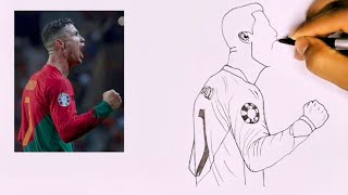 ronaldo hyper realistic drawing cr7 drawing [upl. by Eylhsa721]