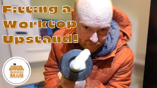 Fitting a kitchen worktop upstand  DIY [upl. by Allenrad948]