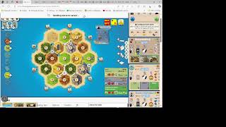 Playing Catan on colonistio [upl. by Esined]