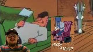 Looney Tunes Bugsy and Mugsy 1957  First Time Watching  Bugs vs Two Gangsters [upl. by Htedirem]