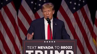 Donald Trump addresses Nevada voters after winning Republican caucuses [upl. by Eelynnhoj]