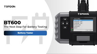 TOPDON BT600 Battery Tester 12V [upl. by Lacim129]