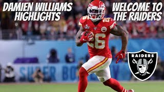 Damien Williams Highlights Welcome to the Las Vegas Raiders [upl. by Carmita]