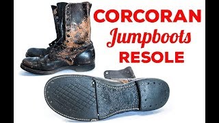 Corcoran Jump Boots Resole 46 [upl. by Erdei]