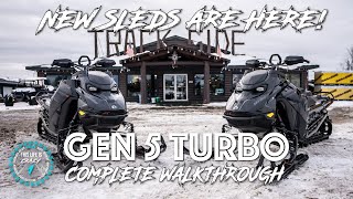 The NEW Sleds are Here Twin Ski Doo GEN 5 Turbos [upl. by Guyon389]