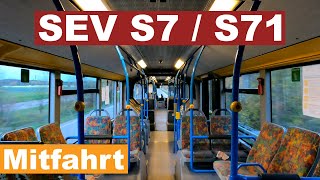 Mitfahrt SEV S7  S71 BadenBaden nach Rastatt  O 530 G  Citaro G ex SSB [upl. by Nesral]