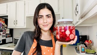 QUICK amp EASY Homemade PICKLED Radish  Amazing HEALTH Benefits of Radishes [upl. by Seroled181]