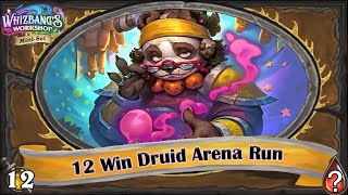 12 Win LiNa Druid Hearthstone Arena Run [upl. by Mallen80]