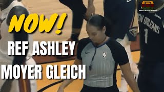 Referee Ashley Moyer Gleich is close to MEET AGAIN Luka Doncic  Fouling in love again 2022 [upl. by Adgam13]