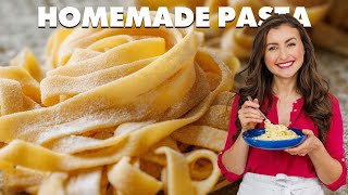 Easy Homemade Pasta Recipe  A StepbyStep Guide [upl. by Felske900]