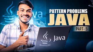 Pattern Problems in Java  Java  DSA MasterOne Course🔥  Lecture 5 [upl. by Leffen]