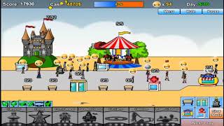 Flonga Amuse Park Flash Game Gameplay [upl. by Olumor]