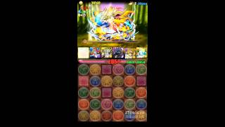 パズドラ「イザナミ 降臨！黃泉神 超地獄級」覚醒オーディン x 光臨舞神・アマテラスオオカミPTノーコン攻略 [upl. by Eltsryk]