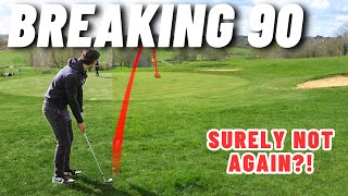 How a 17 Handicap Golfer Tries to Break 90  Golf Vlog The notleys golf course Essex [upl. by Aerdnael230]