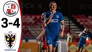 Crawley Town vs AFC Wimbledon 34 All Goals and Extended Highlights [upl. by Gelya]