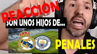 KUN AGUERO quotENOJADOquot REACCION PENALES REAL MADRID vs CITY [upl. by Bulley]