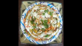 MAKING OF DHAHI PAPADI CHAAT WITH RICE PAPADI TAMIL VERSION [upl. by Boswell]