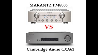 ① Sound Battle MARANTZ PM8006 vs Cambridge Audio CXA61 Vanessa Fernandez  Tripping Out [upl. by Anitniuq]