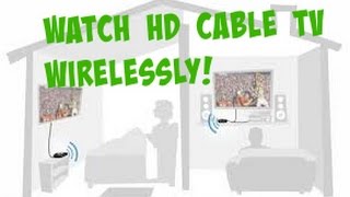 How to connect TV wireless to HD cablebox  bluray from another room [upl. by Milly]