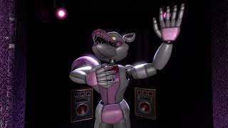 Fnaf Sister Location Funtime Foxys Showtime speed animation SFM [upl. by Milstone]