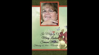 1172024  Celebration of Life Service For Mary Linda Simons Miller [upl. by Aihseya]