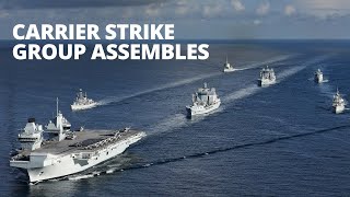 Carrier Strike Group forms up for NATO exercise [upl. by Niram]