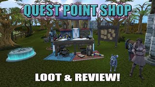 Quest Point Shop  Overview Loot amp Review  Mays Quest Caravan Runescape 3 [upl. by Oiluig]