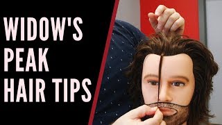 Widows Peak Hair Tips  TheSalonGuy [upl. by Ahsiyn]