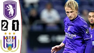 K Beerschot  RSC Anderlecht 21 Highlights  Pro League  20242025 [upl. by Ekram34]