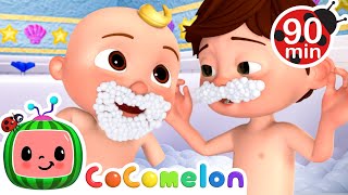 The Bubble Bath Song  CoComelon  Nursery Rhymes for Babies [upl. by Rosalinda]